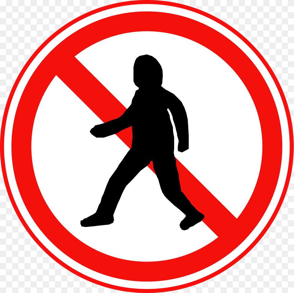 Safety Sign In Workshop Clipart No Entry Authorised Persons Only, Symbol, Person, Road Sign Free Png