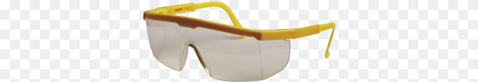Safety Spectacles Clear Yellow Frame, Accessories, Glasses, Sunglasses, Goggles Png Image