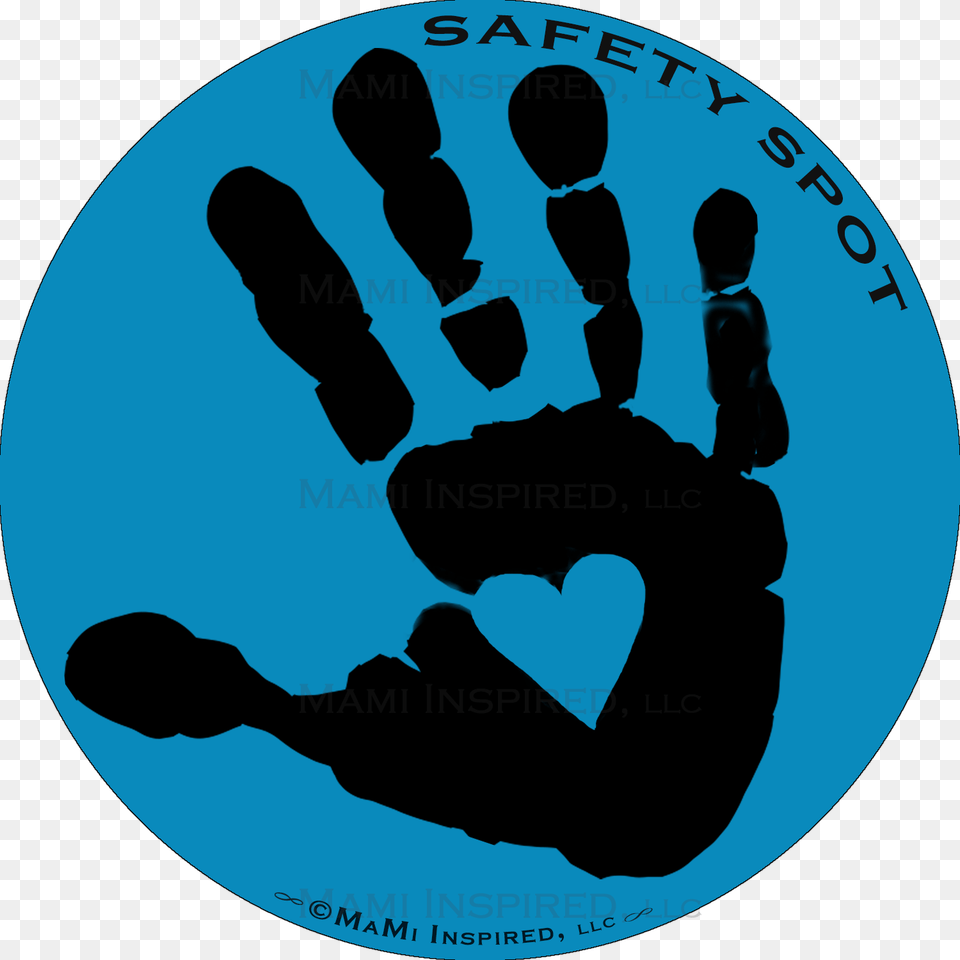 Safety Spot Kids Black Hand Color Background Car Magnet Hand Spot For Car, Baby, Person, Adult, Male Png