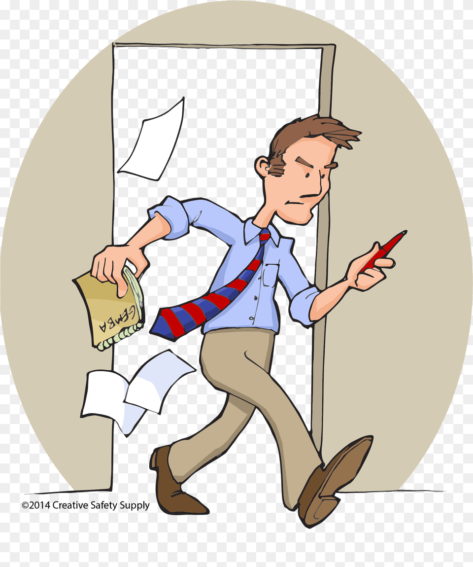 Safety Supervisors Knee Jerk Gemba Walk Clip Art, Person, Face, Head, Cleaning Free Transparent Png