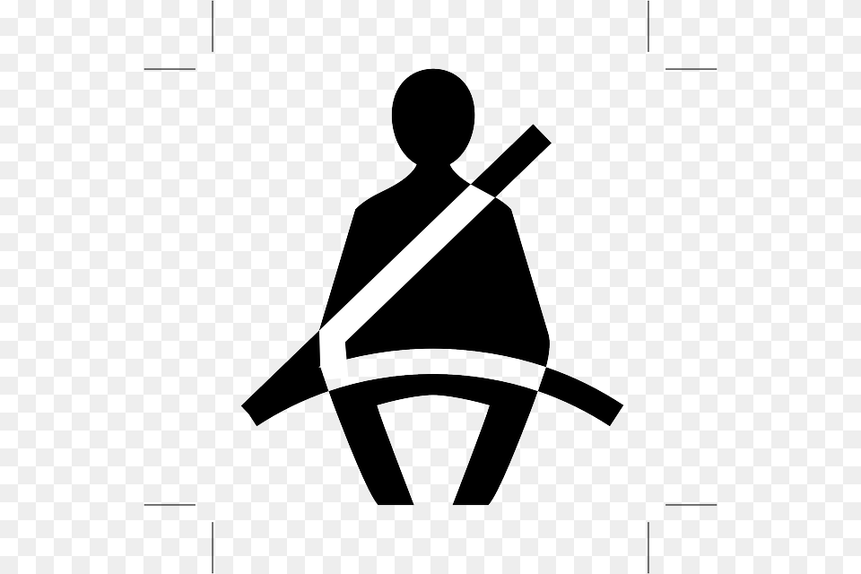 Safety Vector Safe Driving Use Of Seat Belt, Stencil, Silhouette, Accessories Free Png