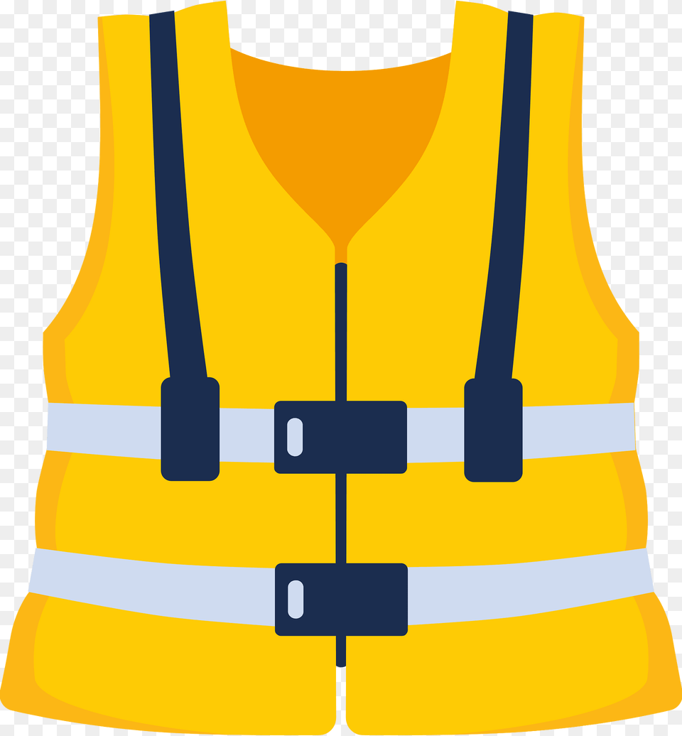 Safety Vest Clipart, Clothing, Lifejacket Png Image