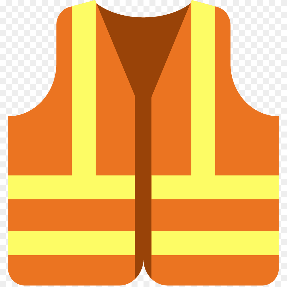 Safety Vest Emoji Clipart, Clothing, Lifejacket Png Image