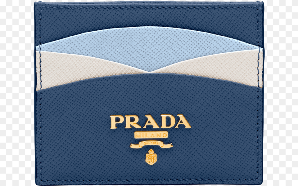 Saffiano Leather Credit Card Holder Prada Wallet, Accessories, Bag, Handbag, File Binder Free Png