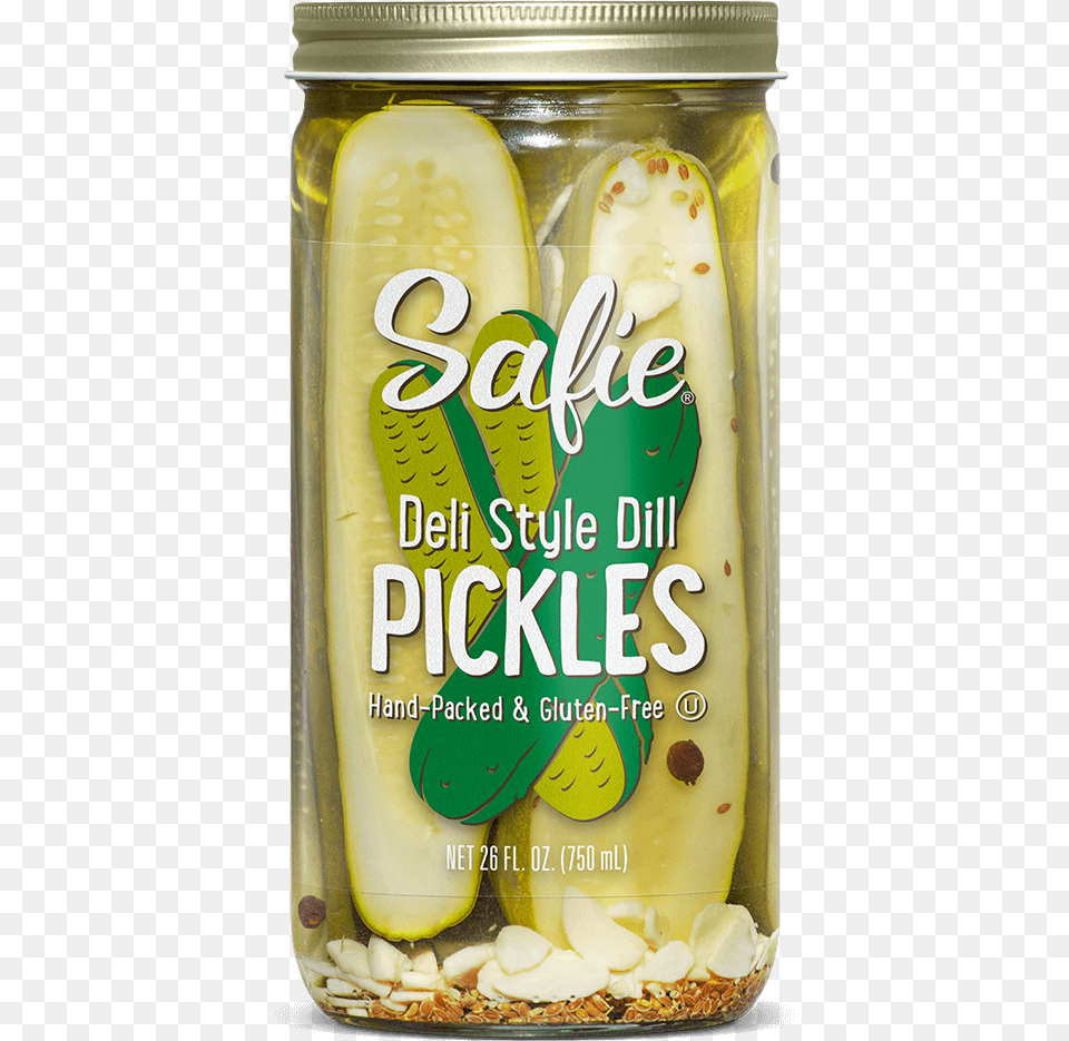 Safie Deli Style Dill Pickles 26 Fl Oz Pickled Cucumber, Food, Pickle, Relish Free Png Download