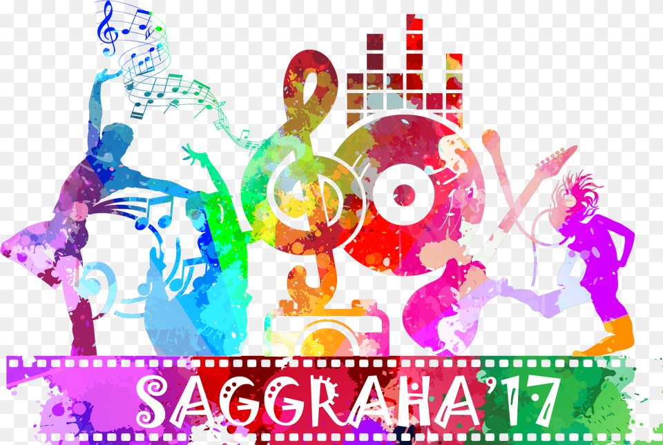 Saggraha 17 Ilahia School Of Science And Technology Logo For Cultural Fest, Graphics, Art, Person, Man Free Transparent Png