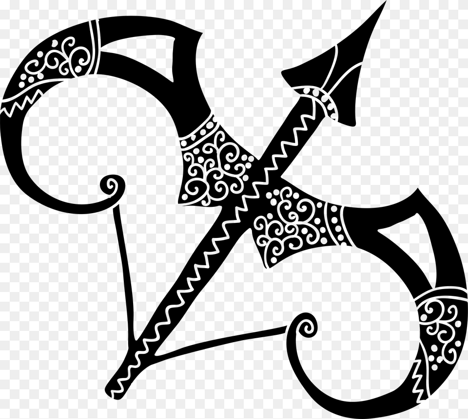 Sagittarius, Gray Free Transparent Png