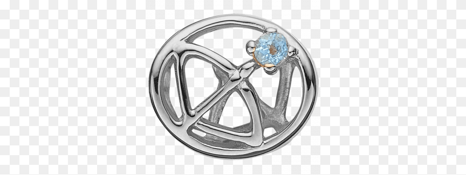 Sagittarius Silver Charm With Blue Topaz Christina Hanger 623, Accessories, Jewelry, Gemstone, Diamond Free Png