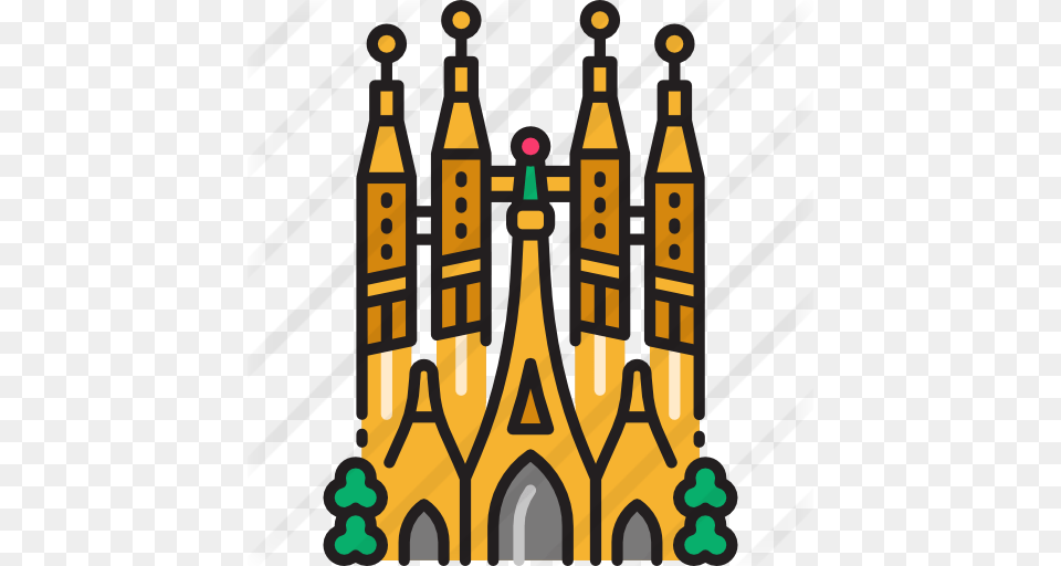 Sagrada Familia, Architecture, Building, Cathedral, Church Png Image