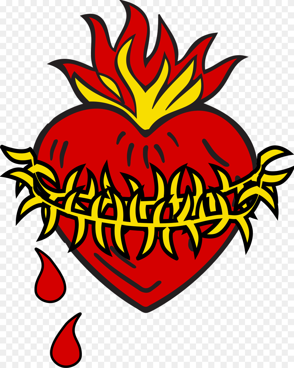 Sagrado Corazon Mueble Heraldico Sacred Heart Of Jesus Heraldic, Logo, Dynamite, Weapon, Emblem Png