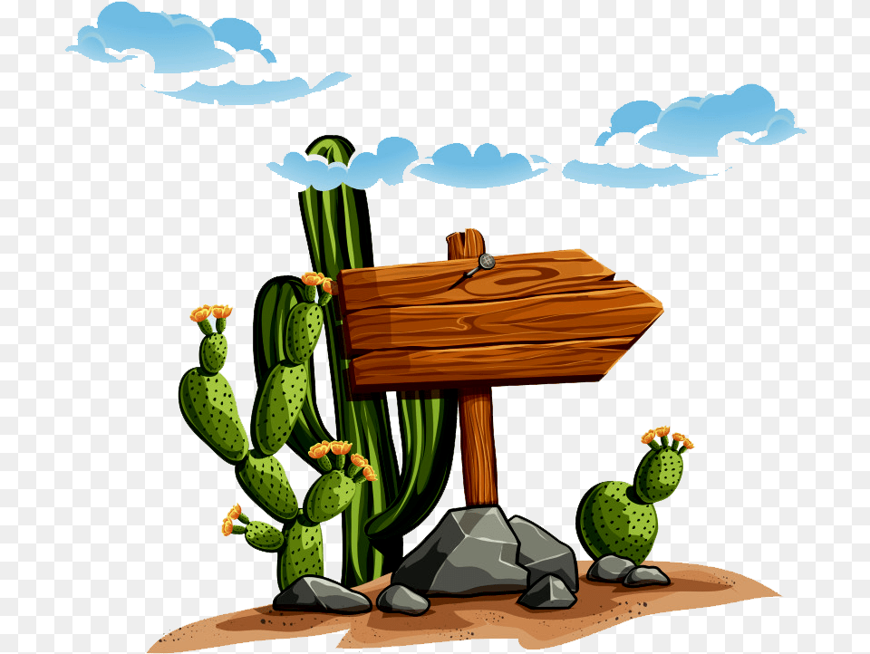 Saguaro Cactus Flowers Sonoran Deser Desert Cartoon Cactus, Person Free Transparent Png