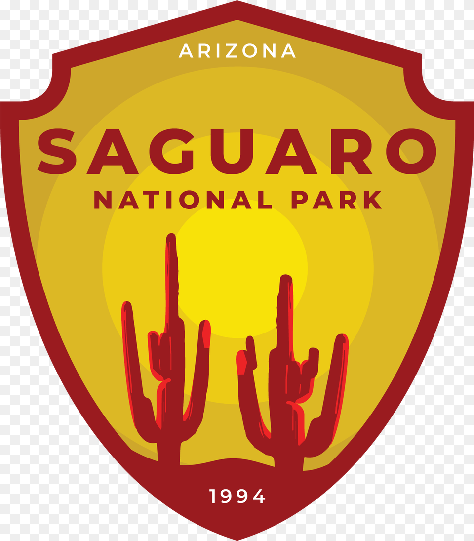 Saguaro Vinyl Sticker Sticker, Logo, Badge, Symbol, Food Free Png Download