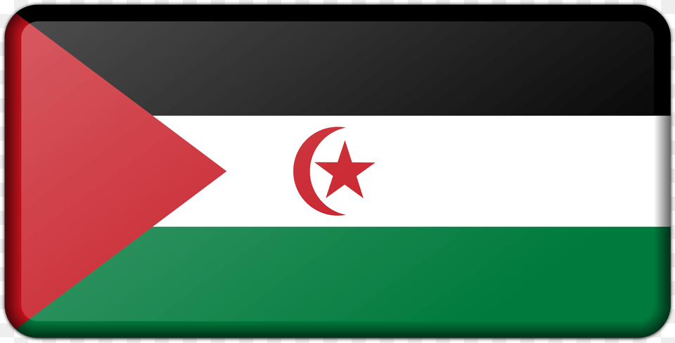 Sahrawi Arab Democratic Republic Flag Clip Arts Western Sahara Flag Png Image