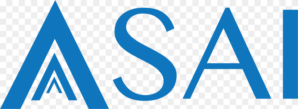 Sai Logo 2019 Updated Blue Sai Triangle, Symbol, Text Free Png