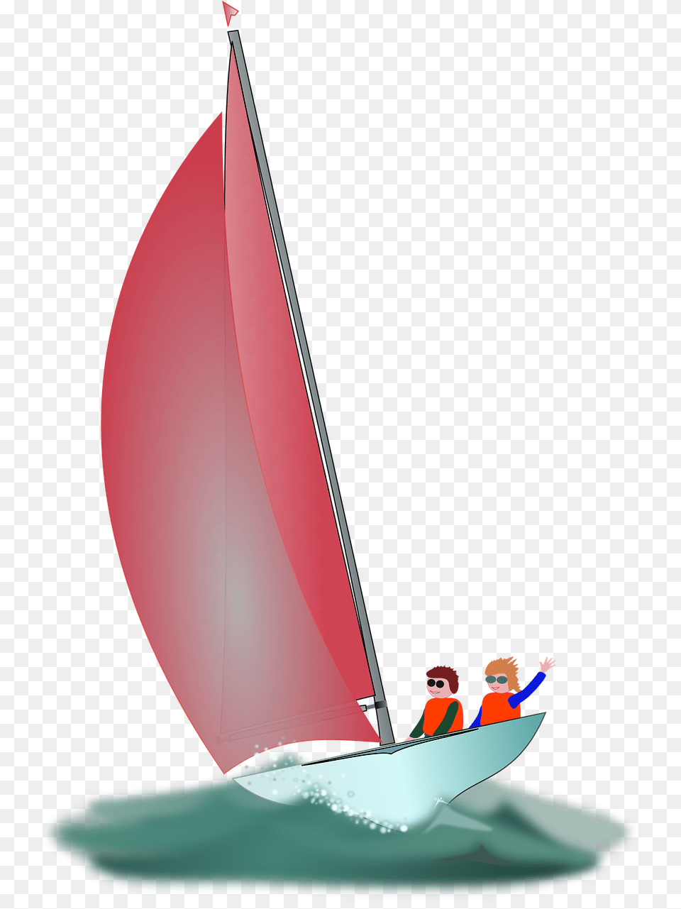 Sail Most Wind Sailing Boat Sailing, Watercraft, Vehicle, Transportation, Sailboat Png