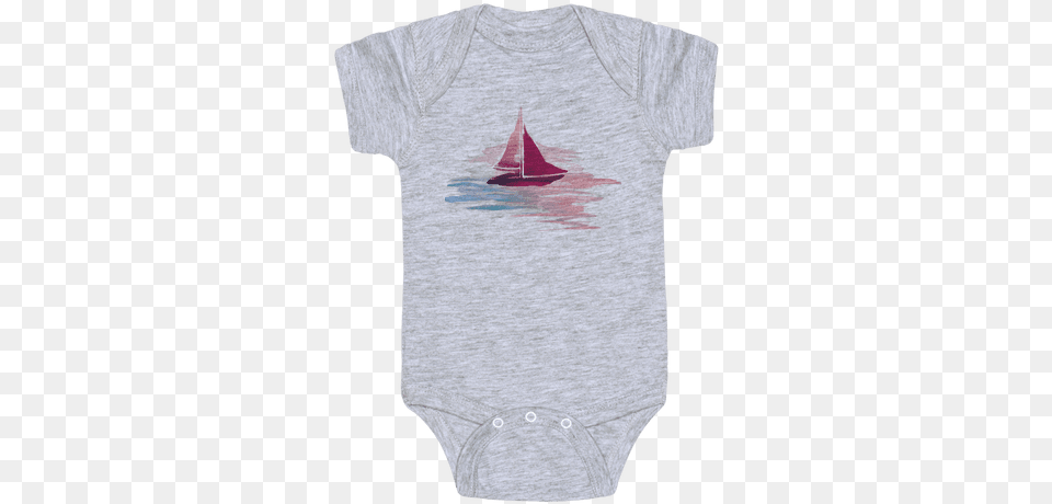 Sail The Seas Baby Onesy Velociraptor Baby Onesies, Boat, Clothing, Sailboat, T-shirt Png