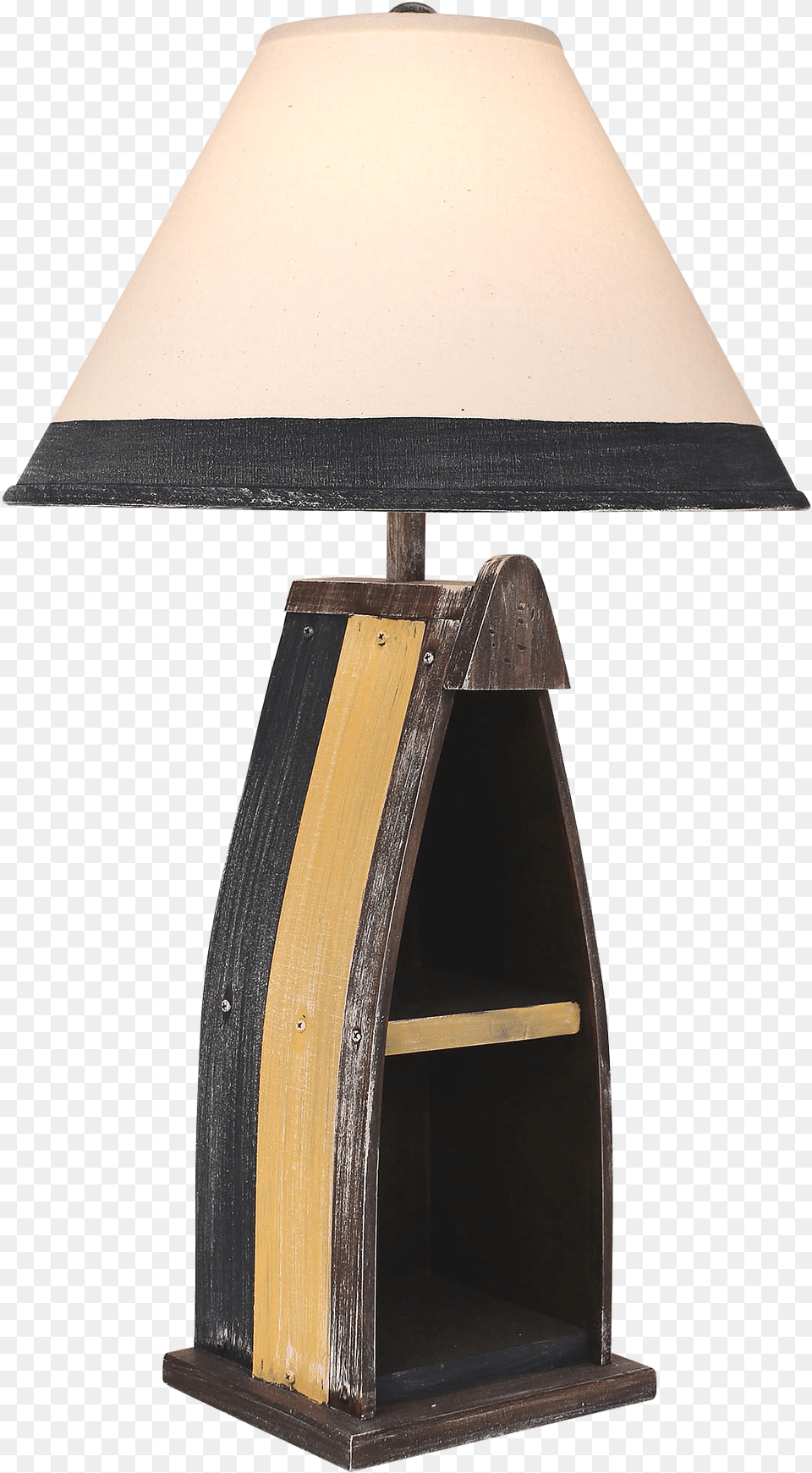 Sail Wooden Boat Table Lamp Lampshade, Table Lamp, Mailbox Png Image