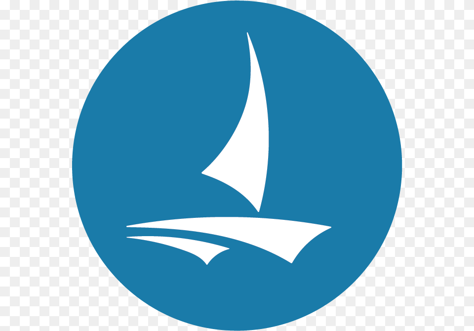 Sailboat City Logo Icon Circle Blue Minneapolis Sailboat Logo, Symbol Png Image