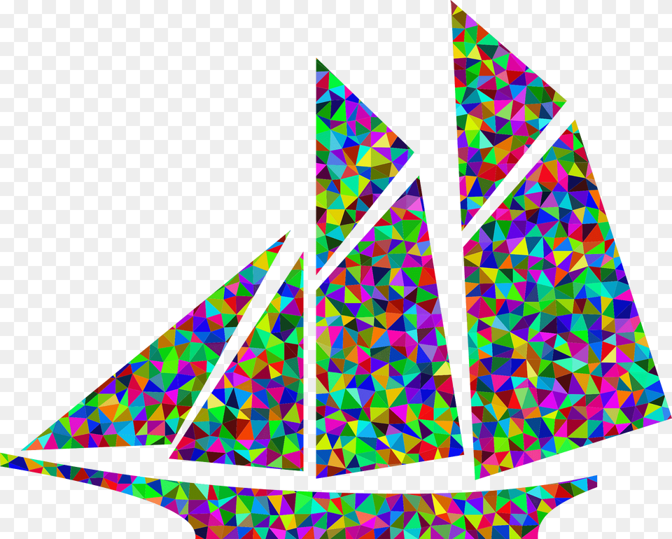 Sailboat Clipart, Art, Triangle, Modern Art Png Image