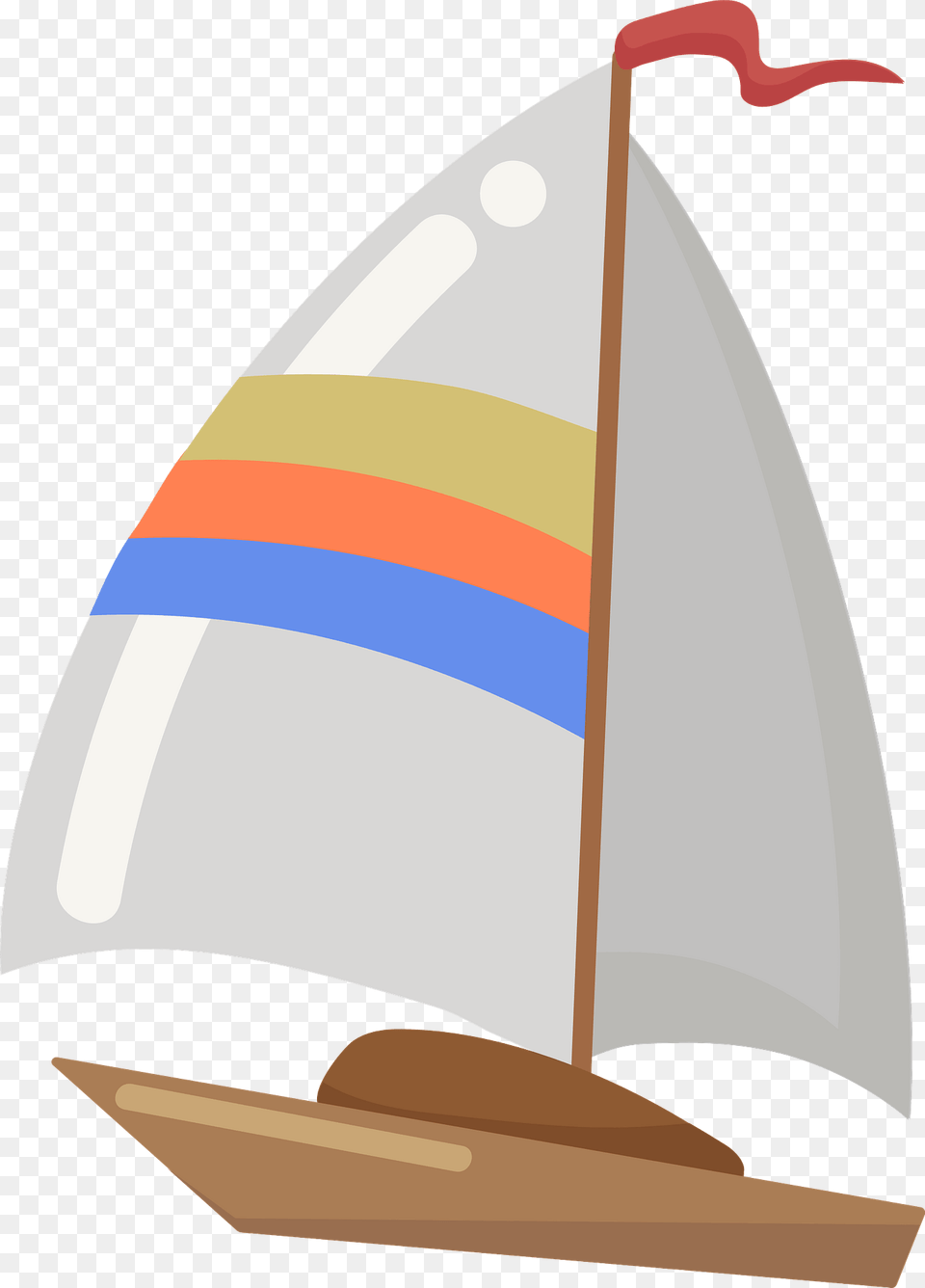 Sailboat Clipart, Boat, Watercraft, Dinghy, Vehicle Free Png Download