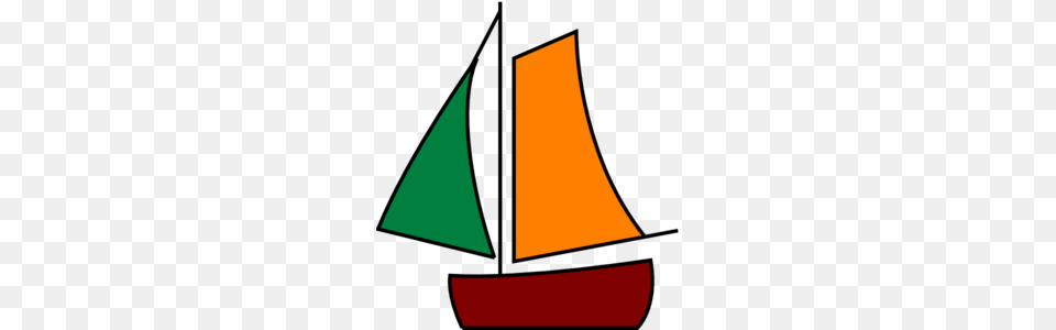 Sailboat Clipart Colorful, Boat, Transportation, Vehicle, Triangle Png