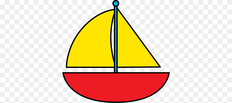 Sailboat Clipart Image, Vehicle, Boat, Transportation, Triangle Free Png