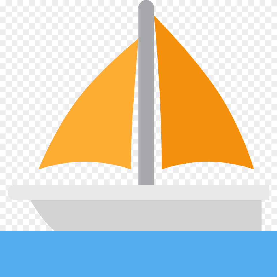 Sailboat Emoji Clipart, Boat, Transportation, Vehicle, Yacht Free Png