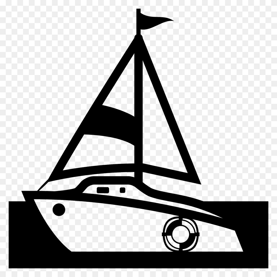 Sailboat Emoji Clipart, Boat, Vehicle, Transportation, Yacht Free Transparent Png