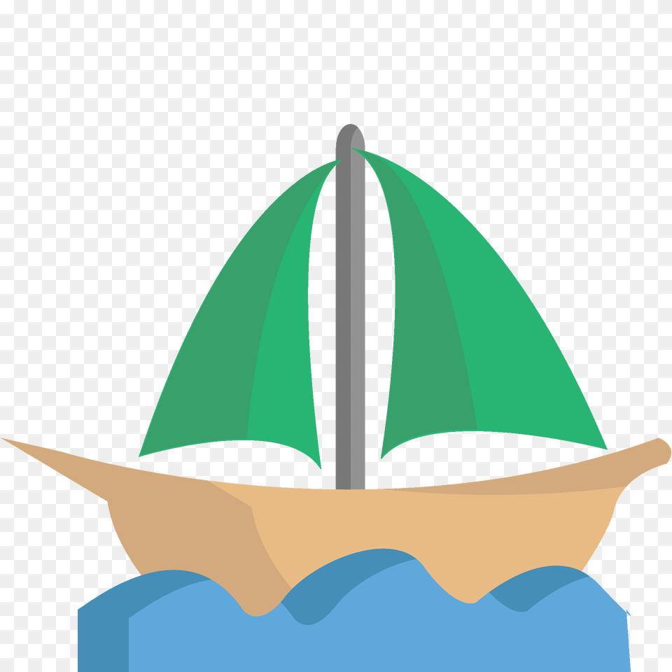 Sailboat Emoji Clipart, Boat, Transportation, Vehicle, Art Free Png Download