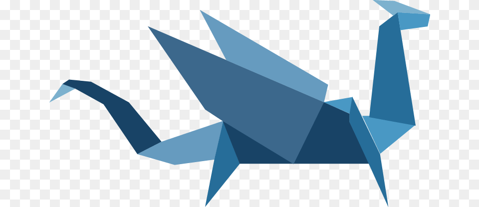 Sailing Blue Dragon Origami, Art, Paper Free Transparent Png
