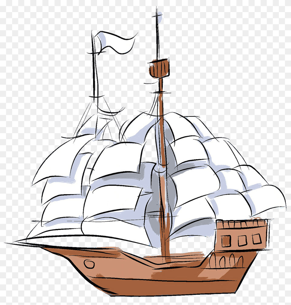 Sailing Boat Clipart, Sailboat, Transportation, Vehicle, Art Png Image