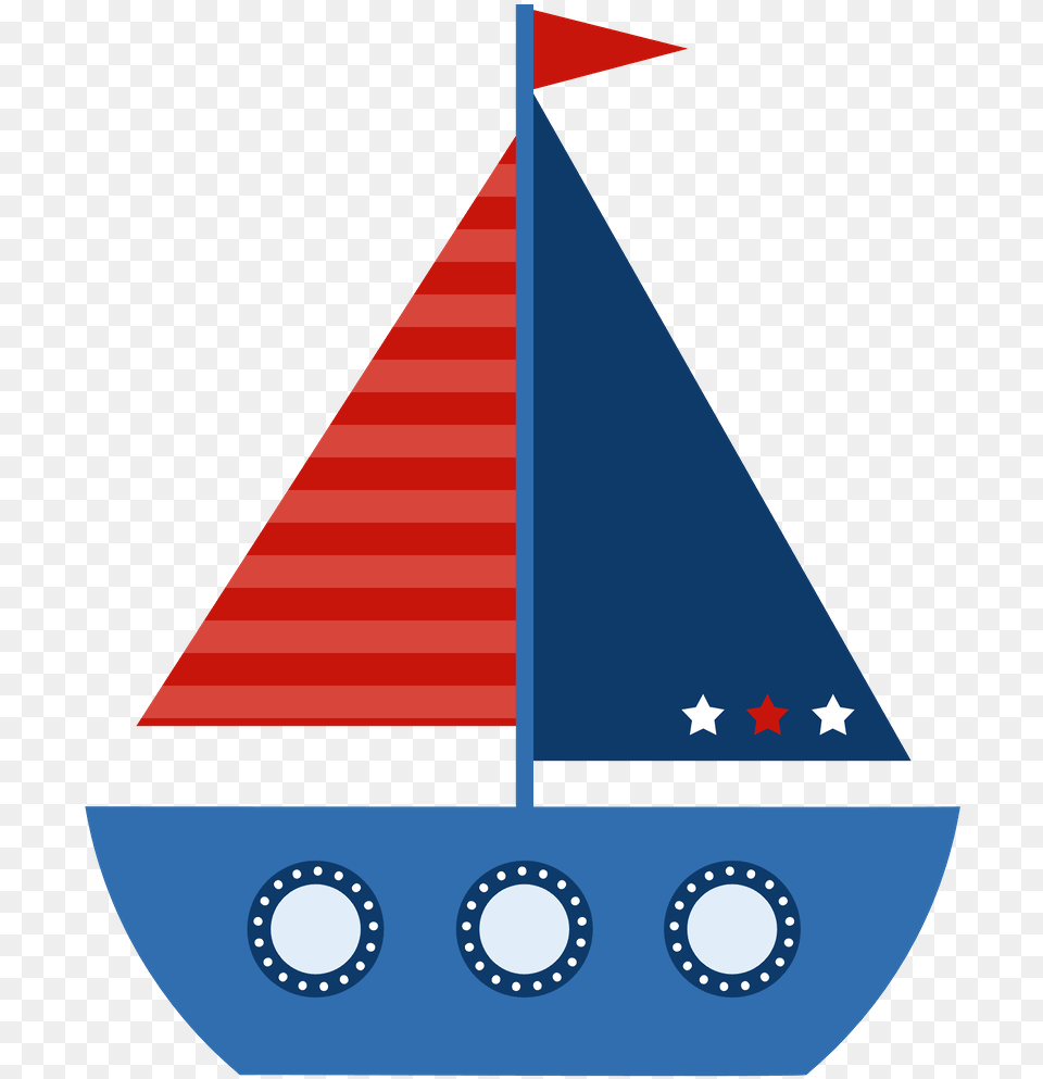 Sailing Boat Clipart Baby Boy Toy Sailboat Clipart, Triangle, Transportation, Vehicle, Clothing Png Image