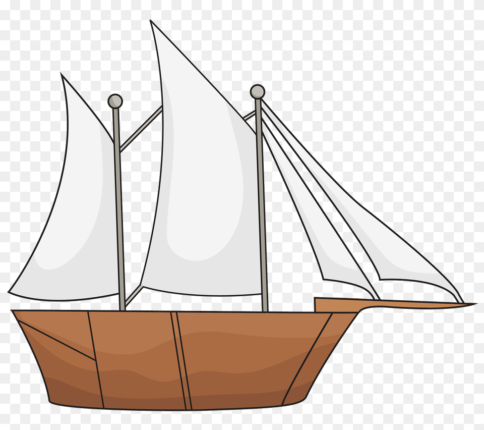 Sailing Ship Clipart, Boat, Sailboat, Transportation, Vehicle Png Image