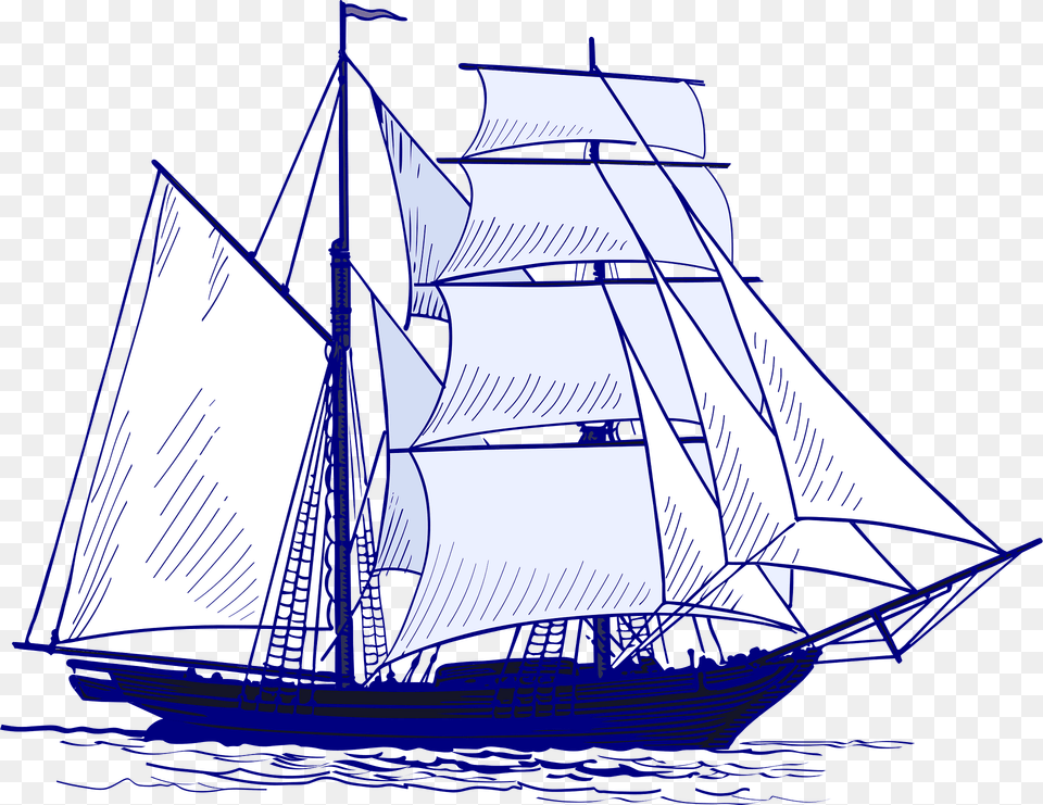 Sailing Ship Clipart, Boat, Sailboat, Transportation, Vehicle Png