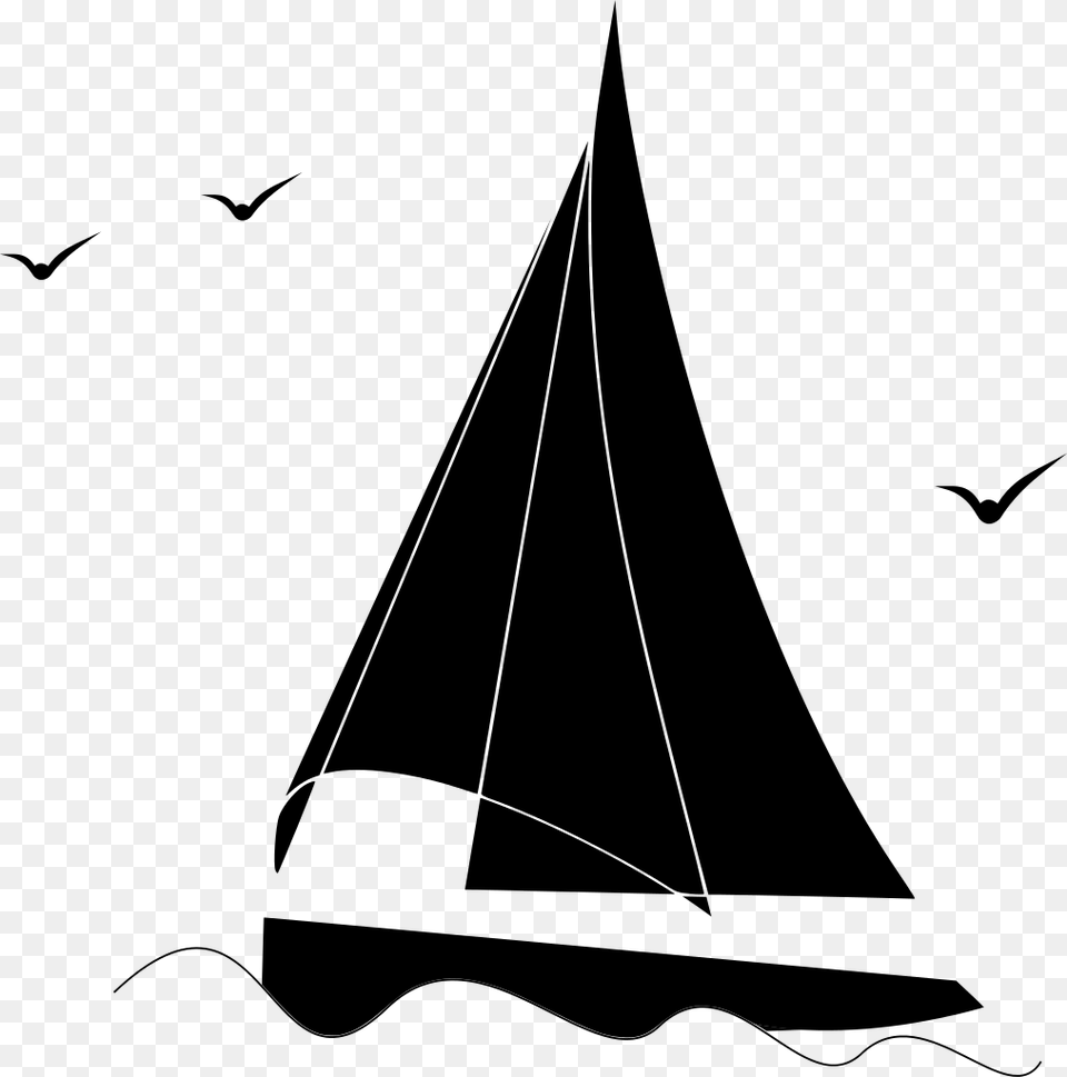 Sailing Ship Sailboat Clip Art, Gray Png Image