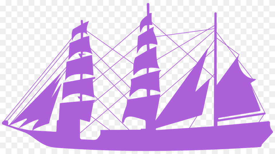 Sailing Ship Silhouette, Boat, Sailboat, Transportation, Vehicle Png