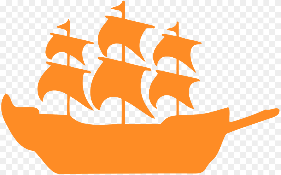 Sailing Ship Silhouette, Boat, Sailboat, Transportation, Vehicle Png Image