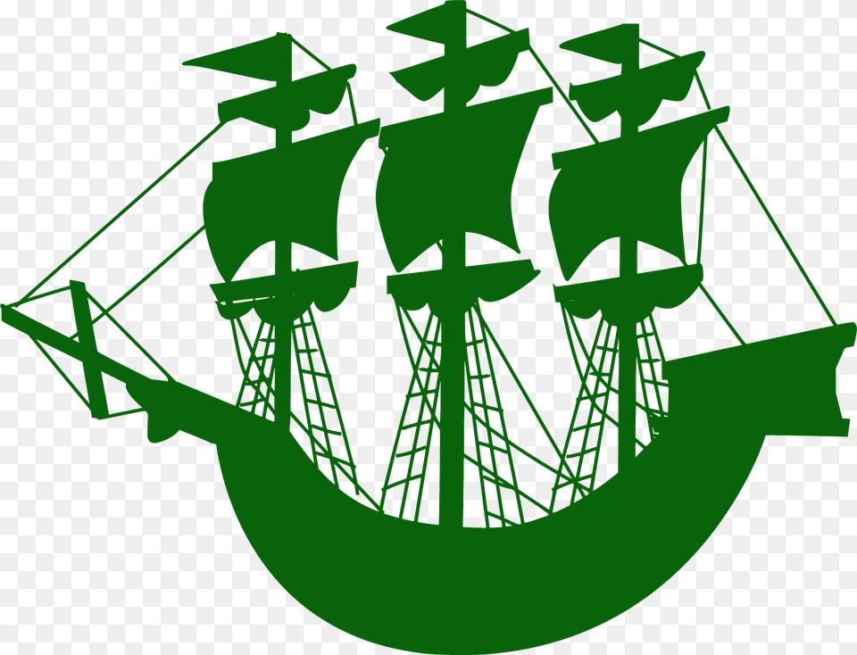 Sailing Ship Silhouette, Boat, Sailboat, Transportation, Vehicle Png