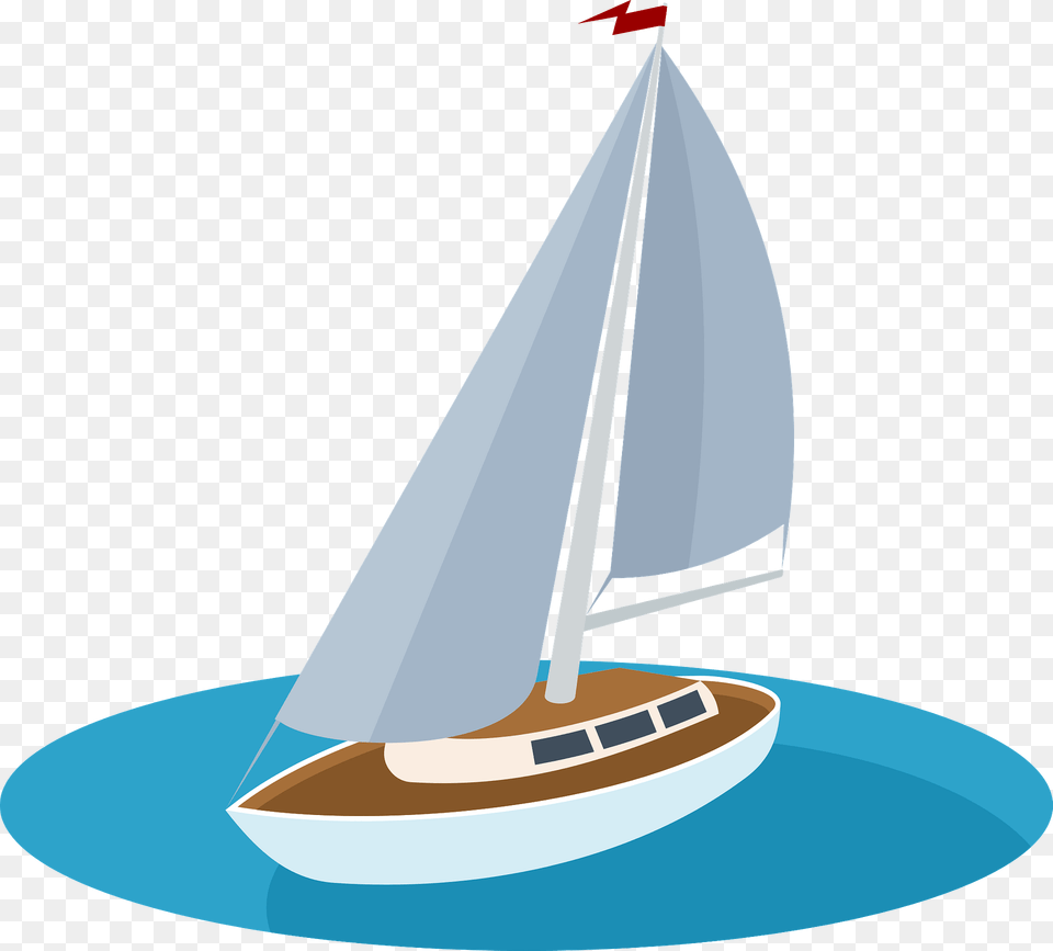 Sailing Yacht Clipart, Boat, Sailboat, Transportation, Vehicle Free Png
