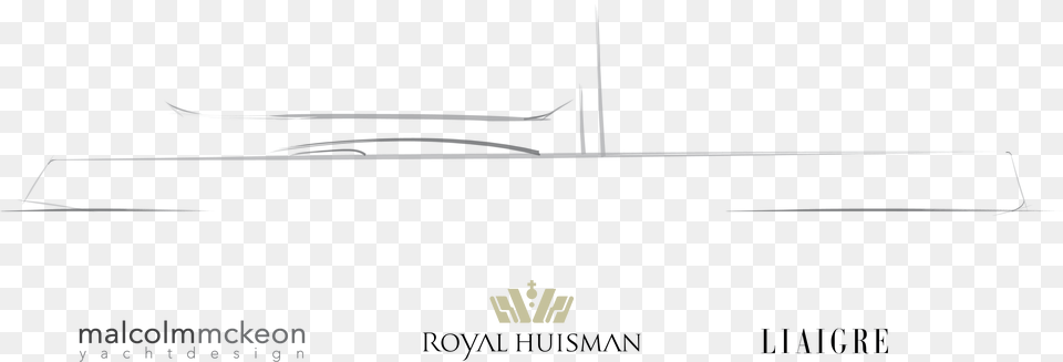 Sailing Yacht Project 404 Sketch Profile Royal Huisman, Sword, Weapon Free Png Download