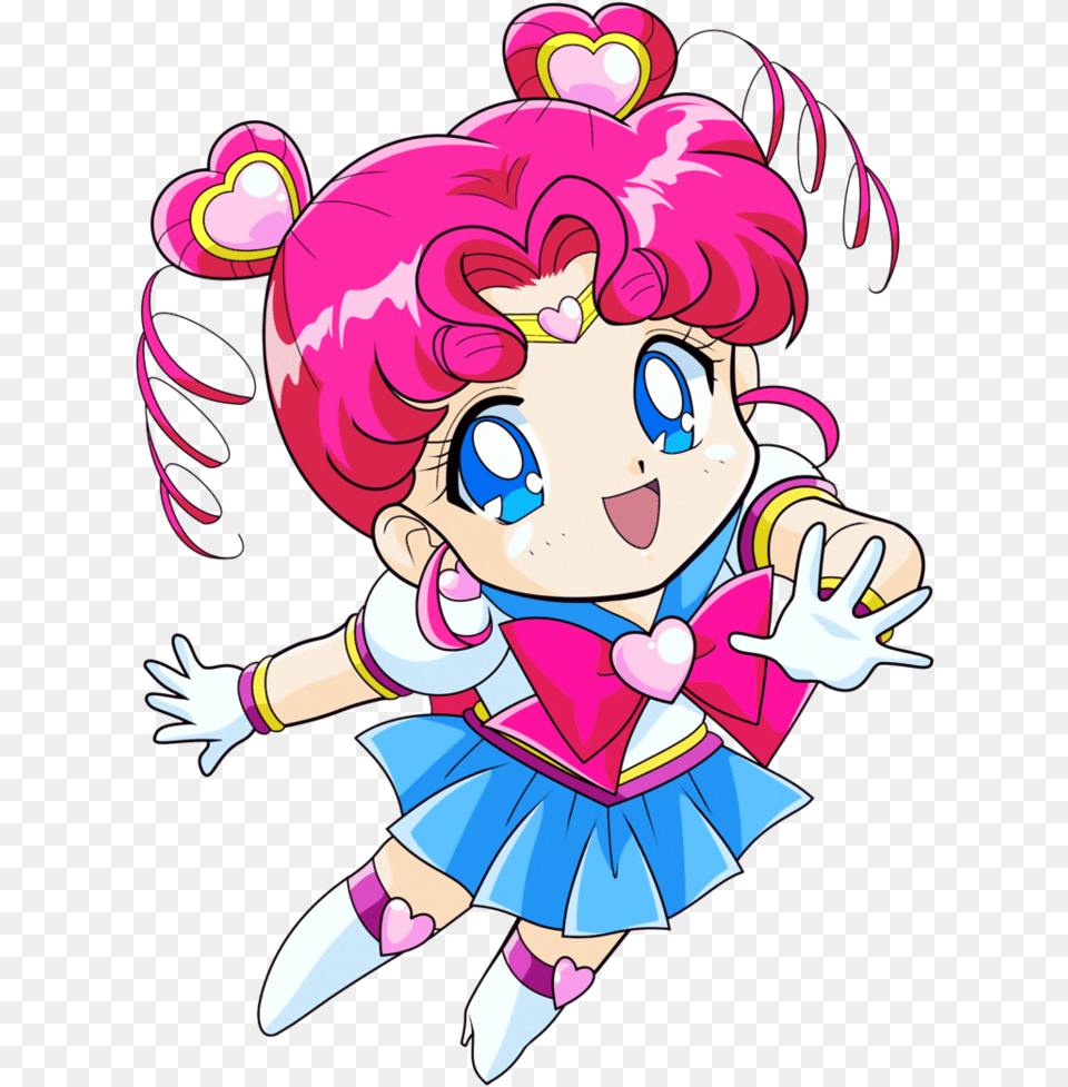 Sailor Chibi Chibi By Jackowcastillo On Chibi Chibi Moon, Book, Comics, Publication, Baby Free Png Download