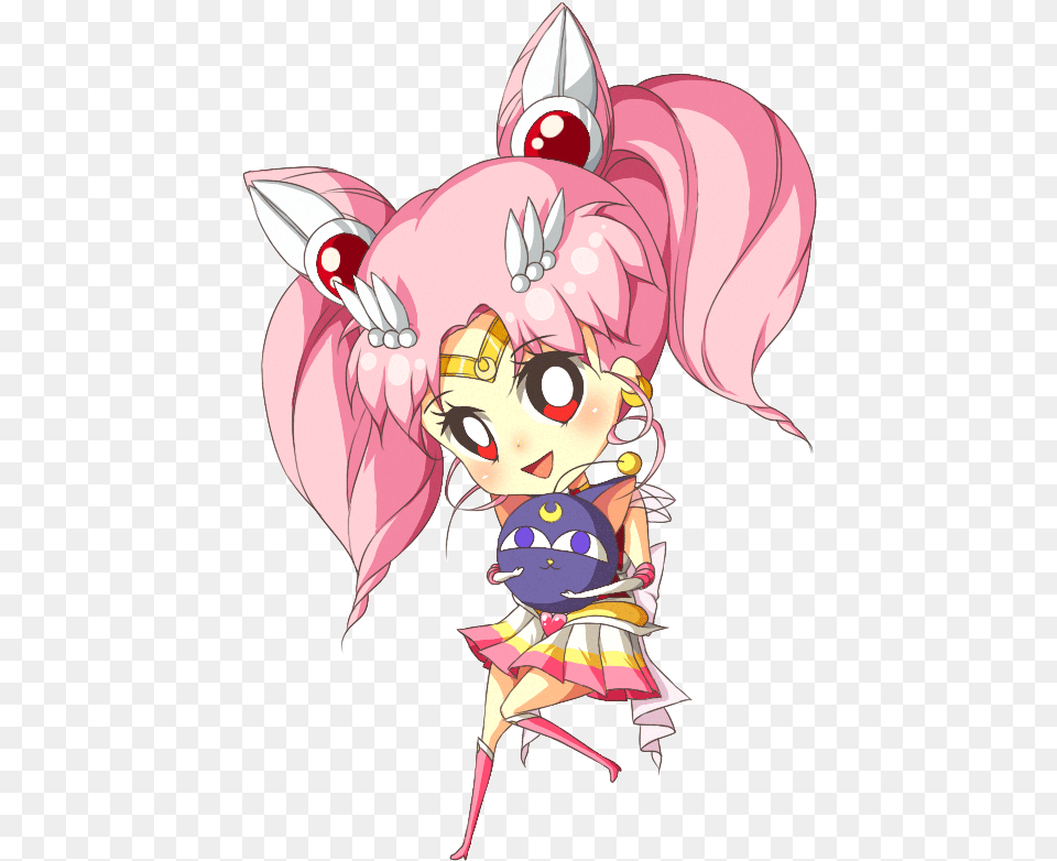 Sailor Chibi Moon Cartoon, Book, Comics, Publication, Baby Png