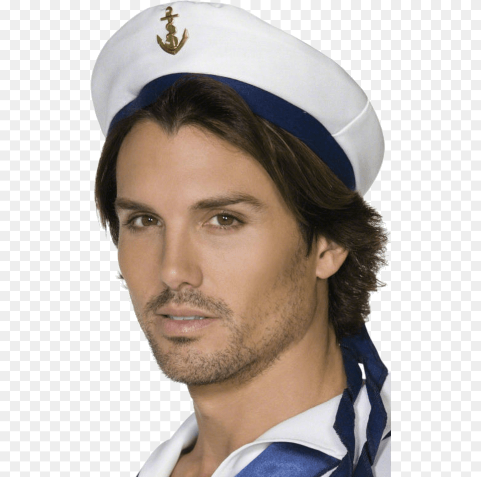 Sailor Fancy Dress Hat Sailor Cap, Adult, Man, Male, Clothing Png Image