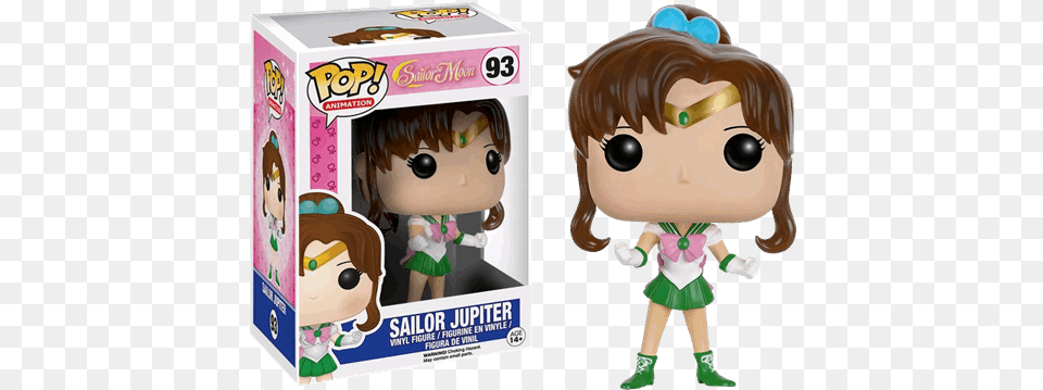 Sailor Jupiter Pop, Doll, Toy, Baby, Person Free Png Download