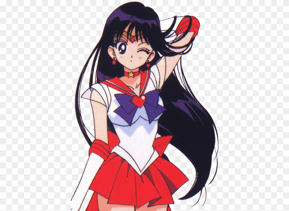 Sailor Mars 28super S29 Mars From Sailor Moon, Book, Comics, Publication, Manga Png