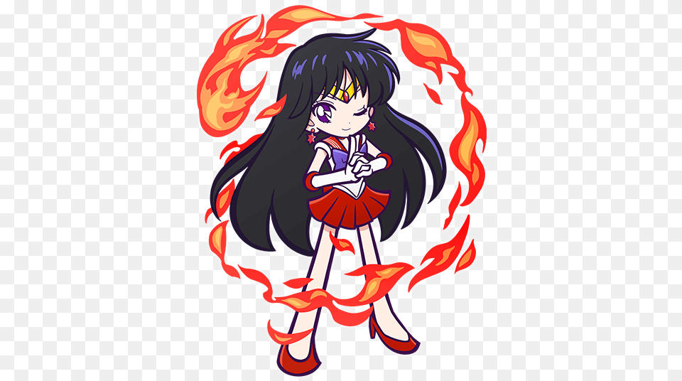 Sailor Mars Hino Rei Zerochan Anime Fictional Character, Book, Comics, Publication, Baby Png Image