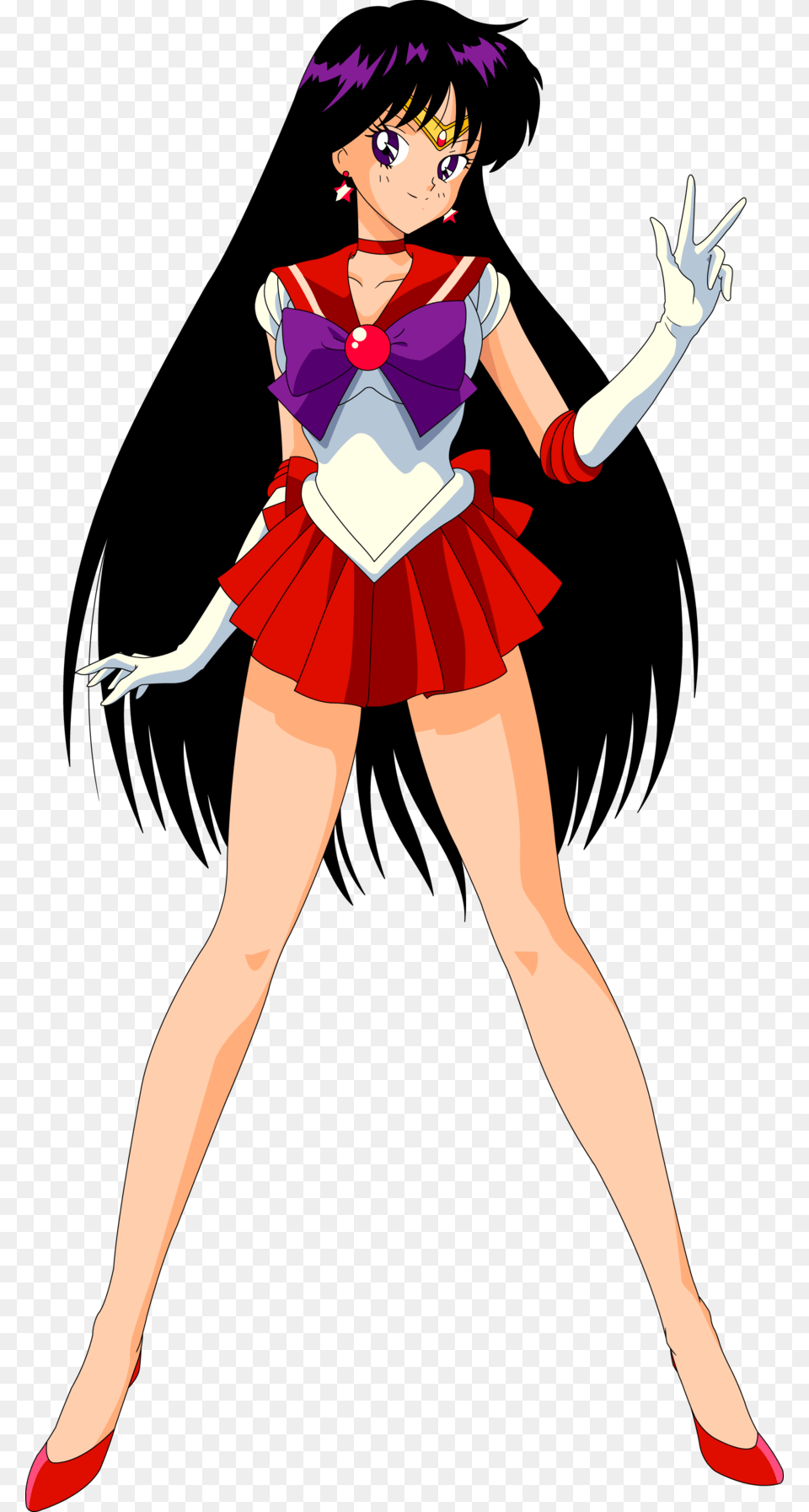 Sailor Mars Mars Sailor Moon Characters, Adult, Publication, Person, Female Free Png Download