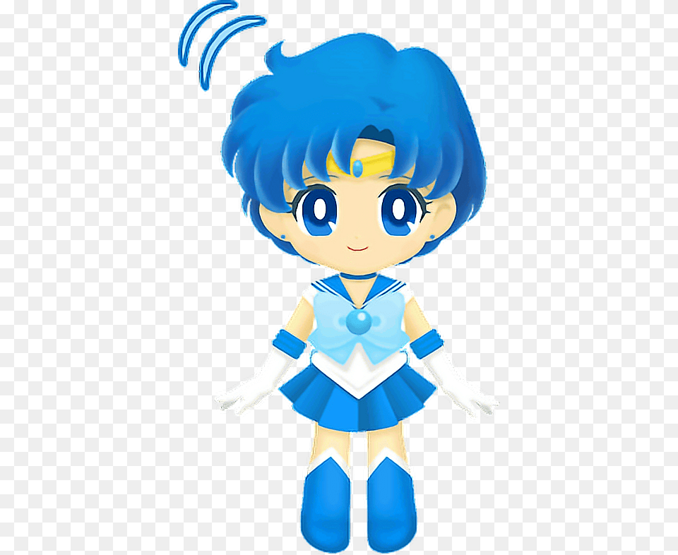 Sailor Mercury, Baby, Person, Book, Comics Free Transparent Png