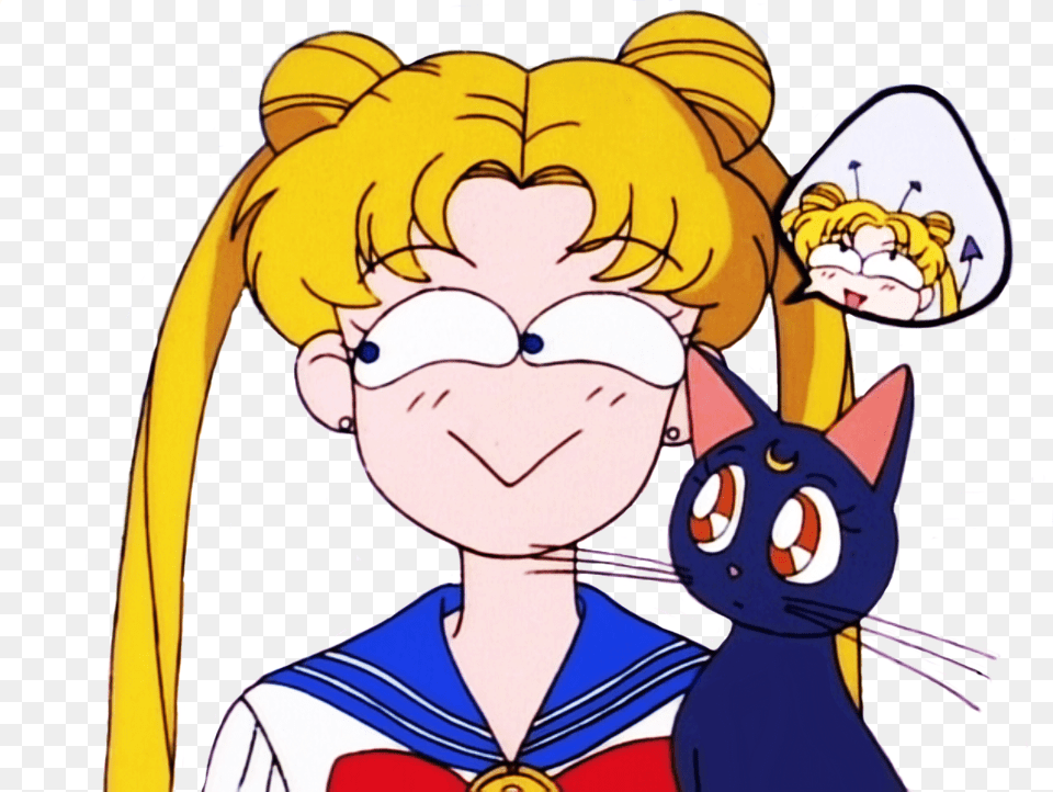 Sailor Moon, Cartoon, Baby, Person, Face Free Transparent Png