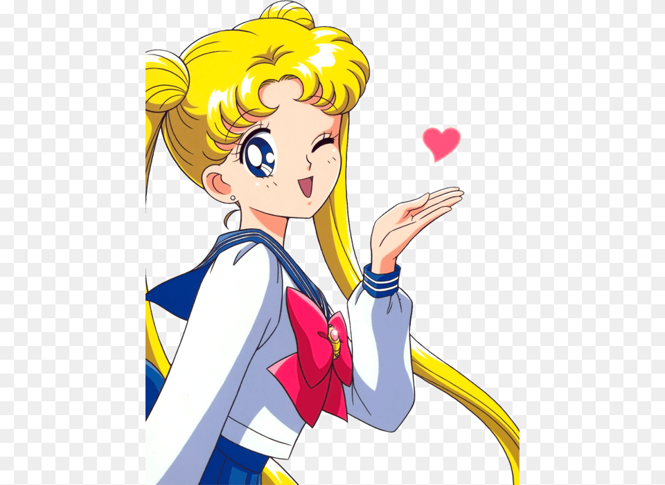 Sailor Moon, Person, Face, Head, Book Free Transparent Png